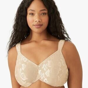 Wacoal Women's Awareness Full Figure Underwire Bra 85567 Color Sand Size 36D